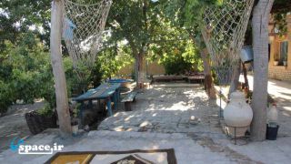 نمای محوطه اقامتگاه بوم گردی همایون شهر-تربت حیدریه - روستای صنوبر